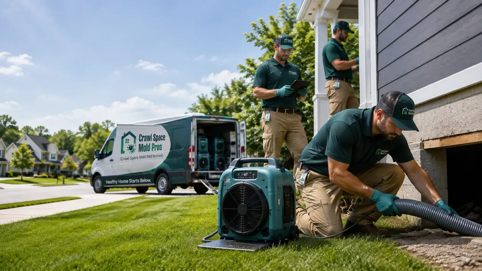 Crawl Space Mold Removal in Middle River, MN
